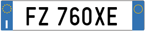 Truck License Plate